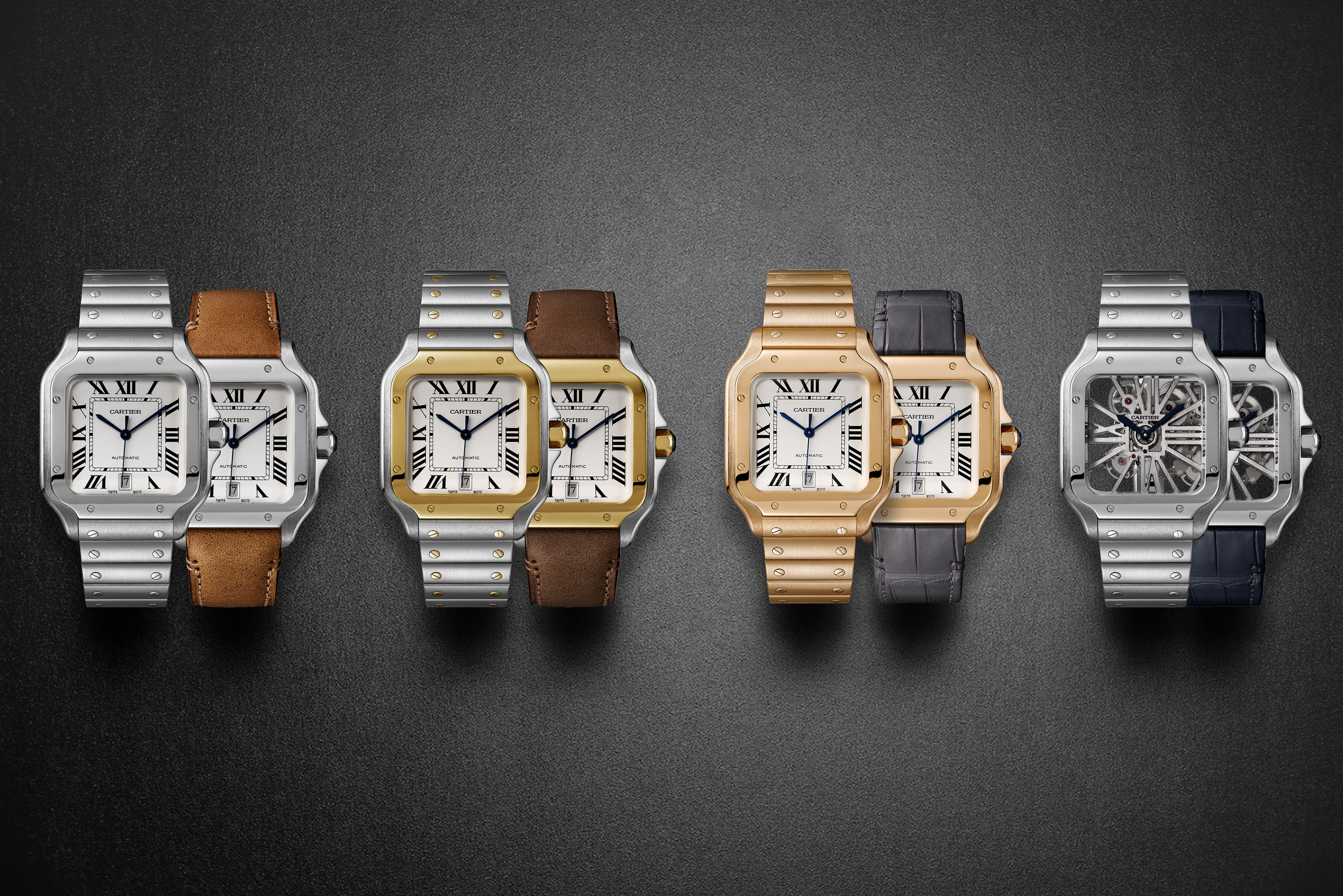 cartier tank collection with A Reserve 