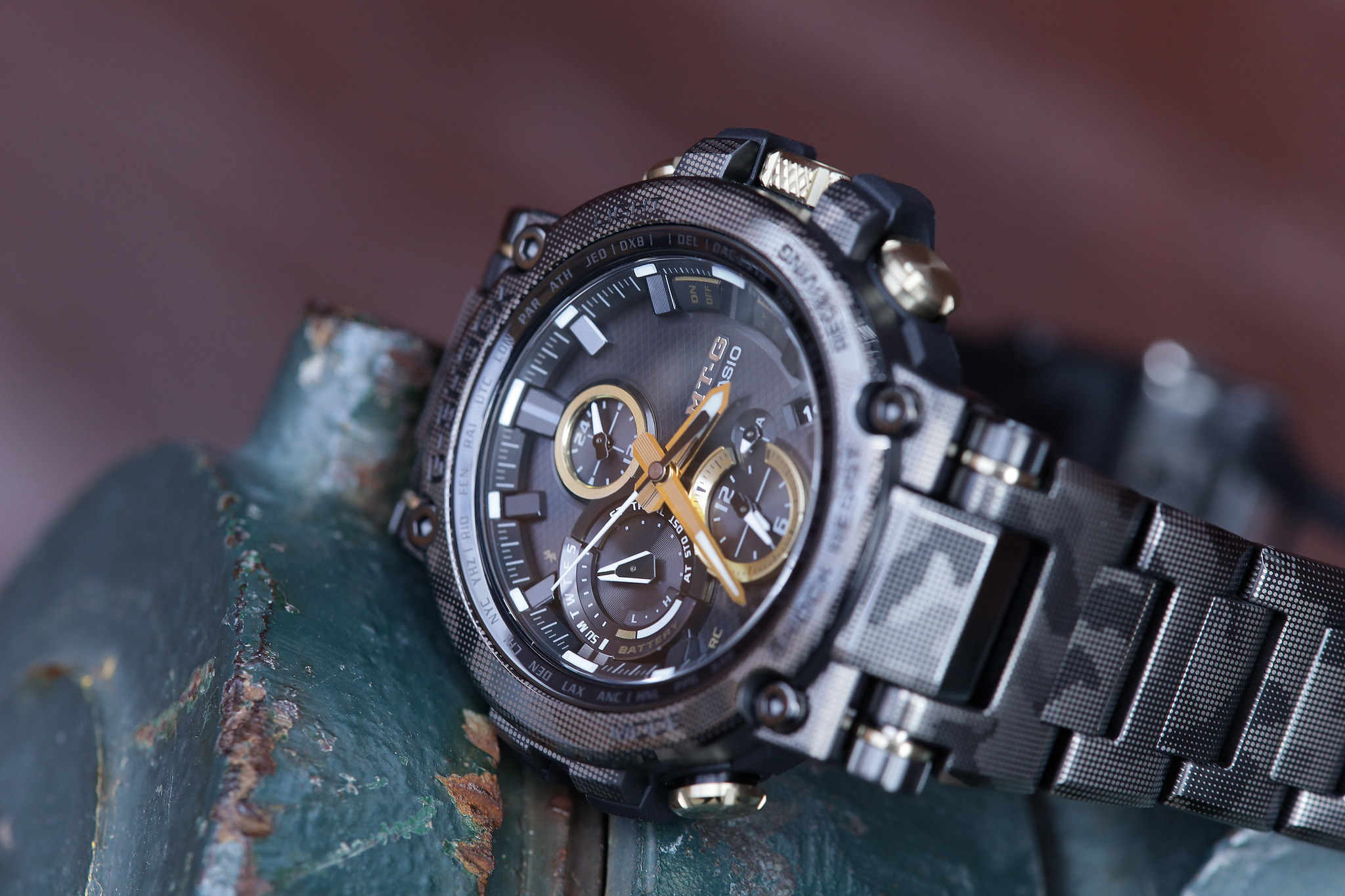 g shock watches army print