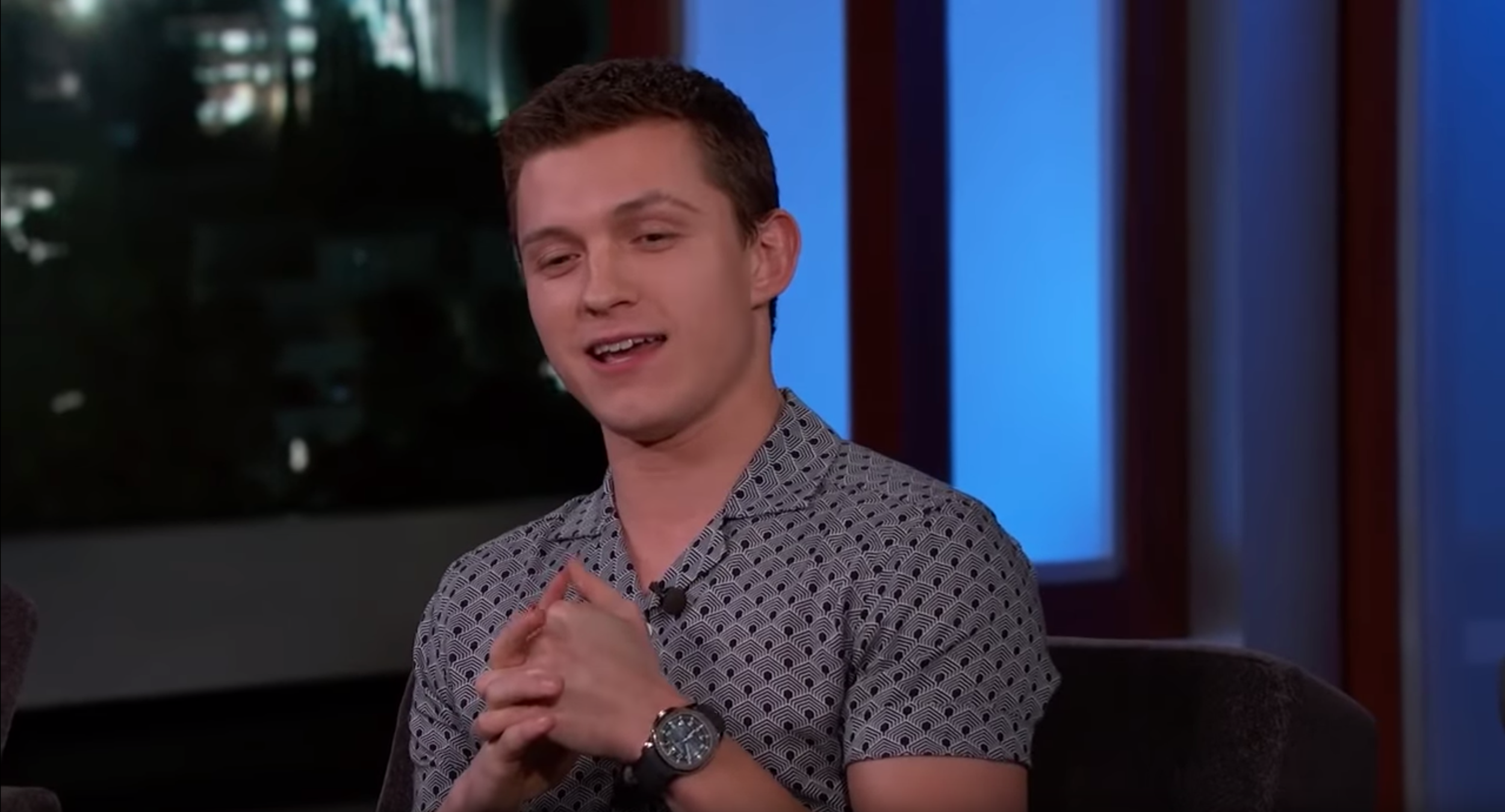 Tom Holland Wore A Patek Philippe On Jimmy Kimmel Live